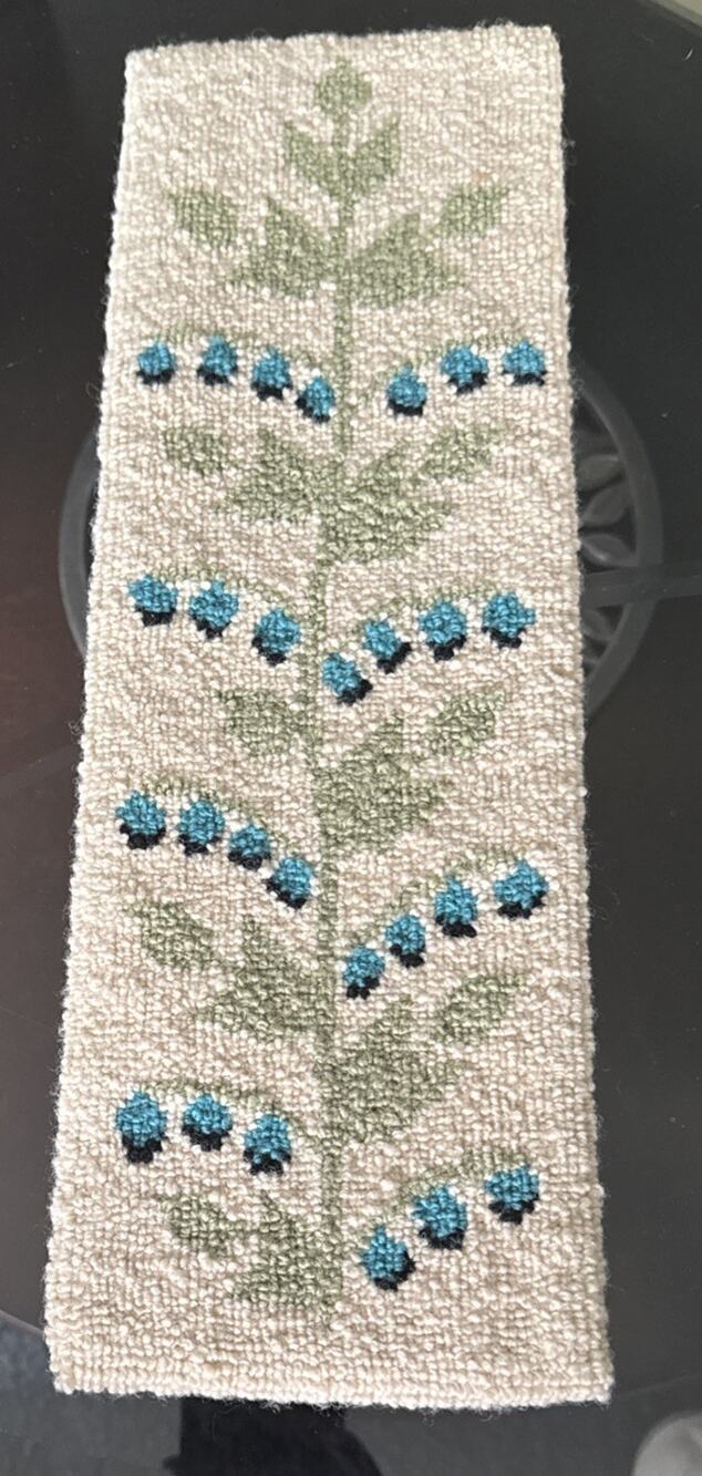 Vintage Botanical Themed Handmade Textile